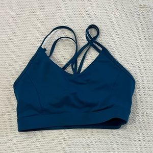 Blue Sports Bra